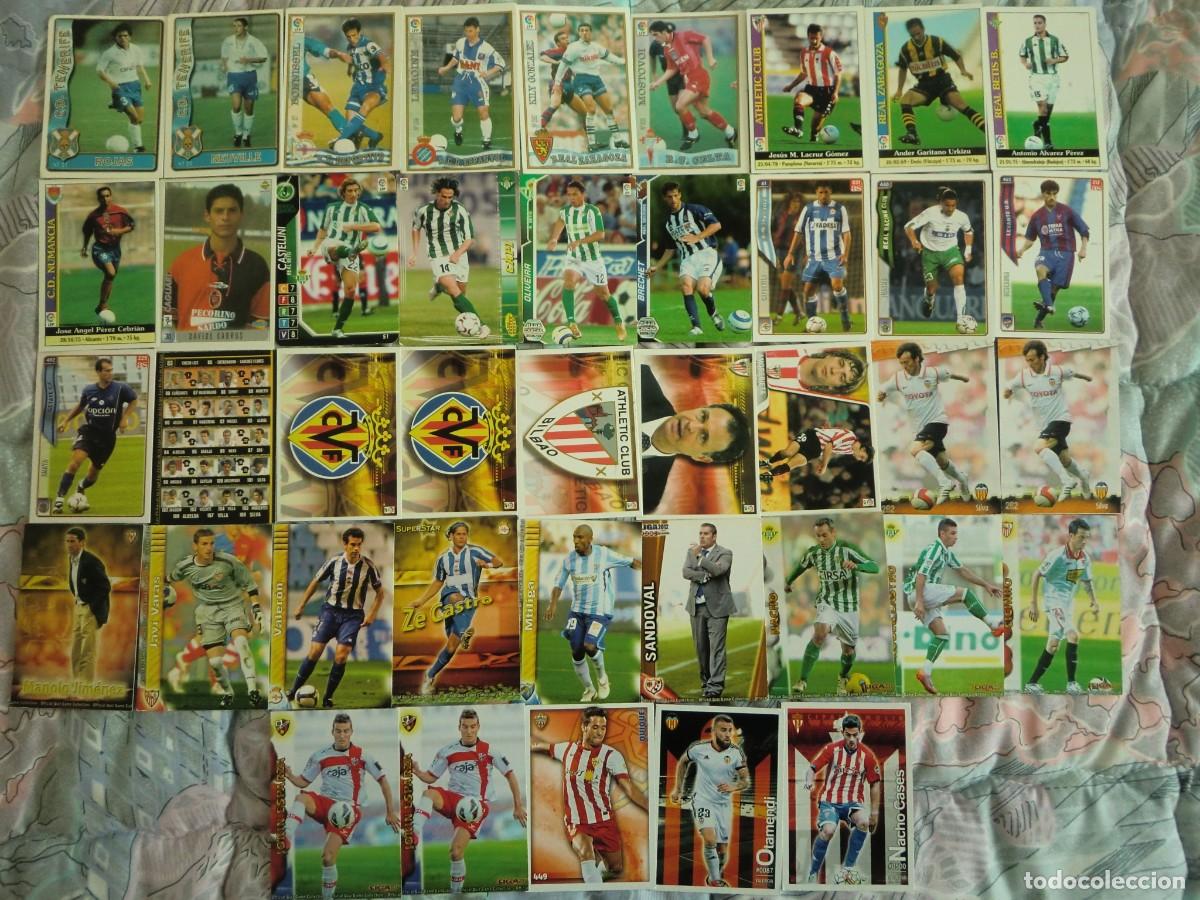 Cromos de Futebol: Lote 41 FICHAS LIGA, MEGACRACKS, QUIZ, ESTADIO,DERBY 96-97-98-99-00-04-05-06-07-08-09-10-12-13-15-16