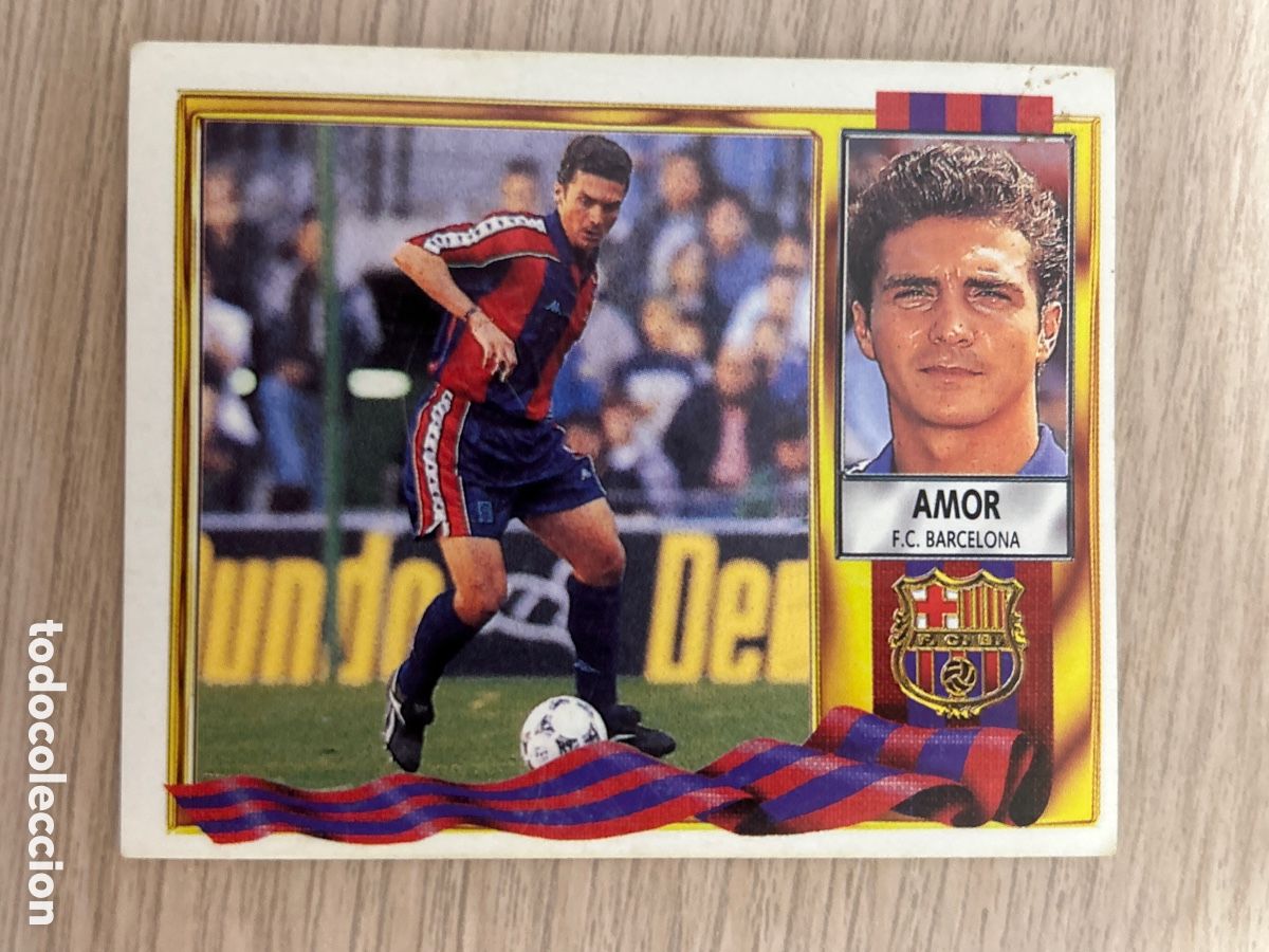 Football Stickers: AMOR BARCELONA LIGA ESTE 1995 1996 95 96 NUNCA PEGADO SIN PEGAR