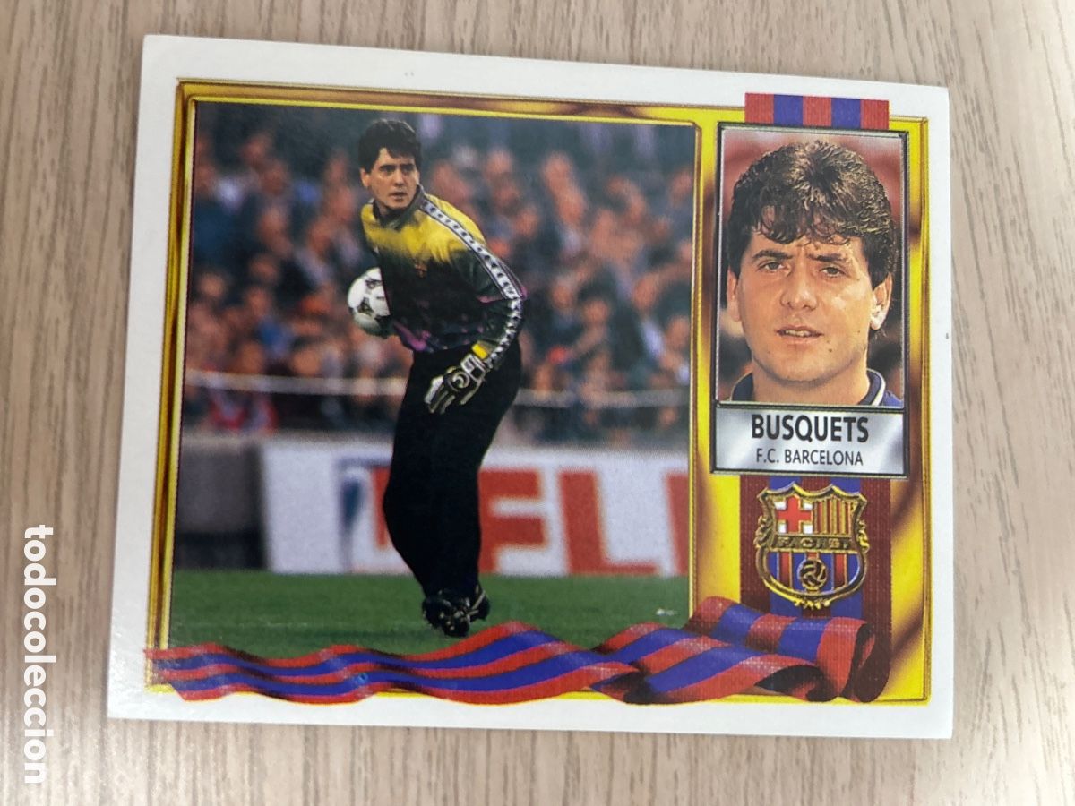 Football Stickers: BUSQUETS BARCELONA LIGA ESTE 1995 1996 95 96 NUNCA PEGADO SIN PEGAR