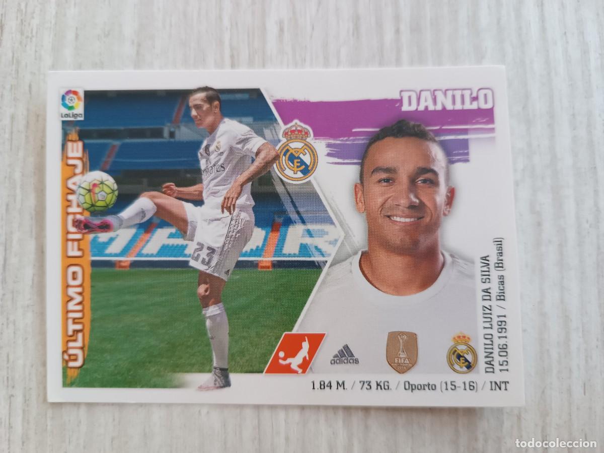 Cromos de F&uacute;tbol: DANILO CORREGIDO FICHAJE 5 LIGA ESTE 2015 2016 15 16. NUNCA PEGADO.