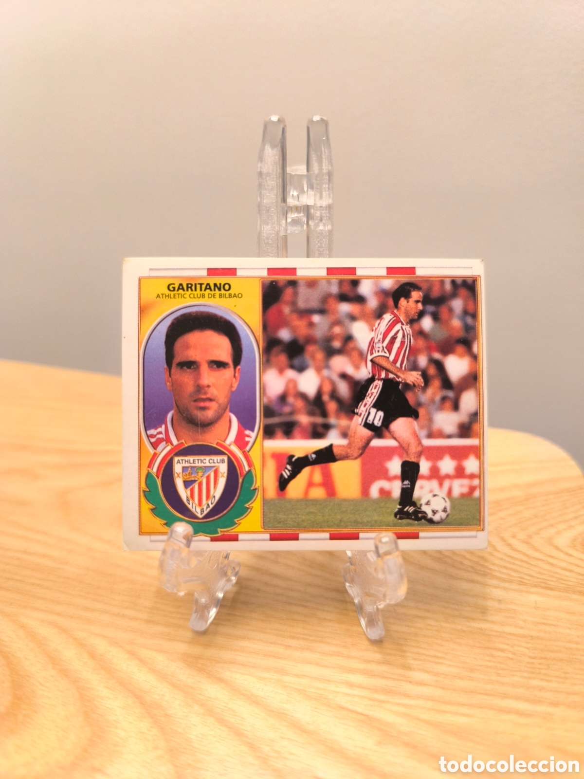 Fu&szlig;ball-Sticker: Garitano liga 96-97 sin pegar