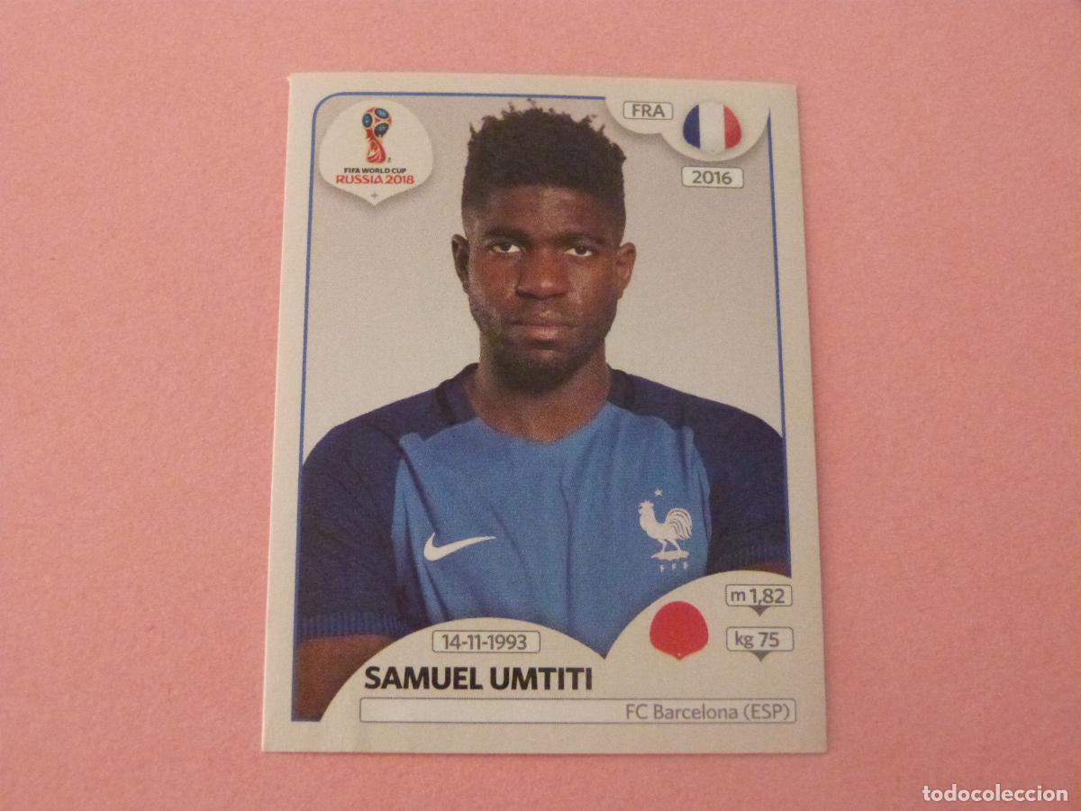 Cromos de F&uacute;tbol: CROMO FUTBOL UMTITI FRANCIA SIN PEGAR N&ordm; 198 MUNDIAL RUSIA 2018 PANINI