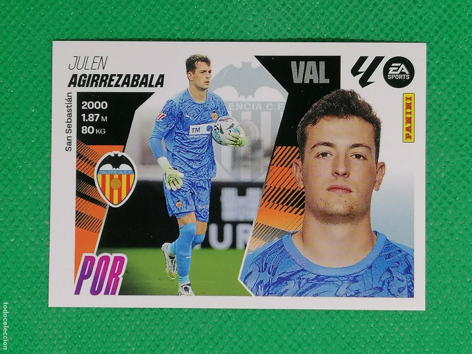 Cromos de F&uacute;tbol: 4 AGIRREZABALA VALENCIA 2&ordm; EDICION ⚽ PANINI LIGA ESTE 25 26 2025 2026 ⚽
