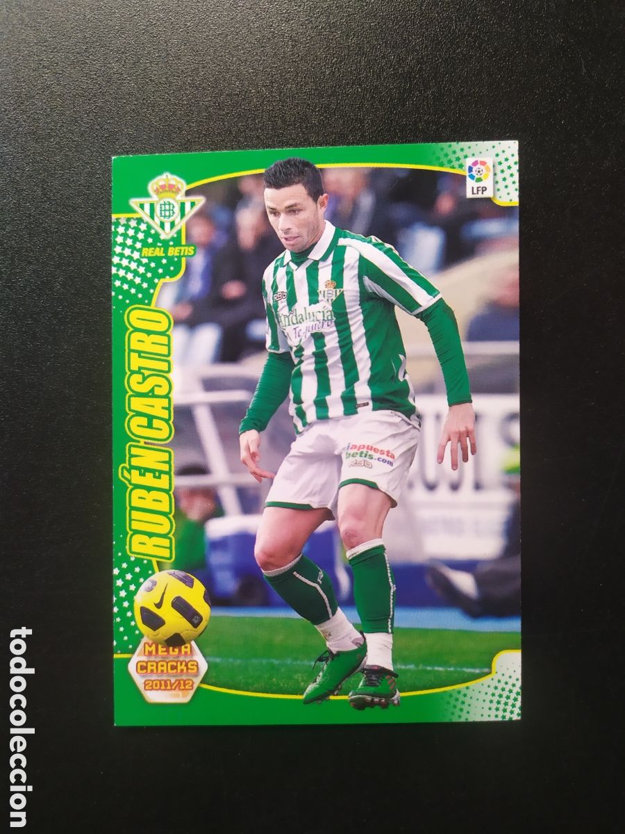 Cartes &agrave; collectionner de Football: Megacracks 2011 2012 11 12 panini Rub&eacute;n Castro n&ordm; 71 Real Betis