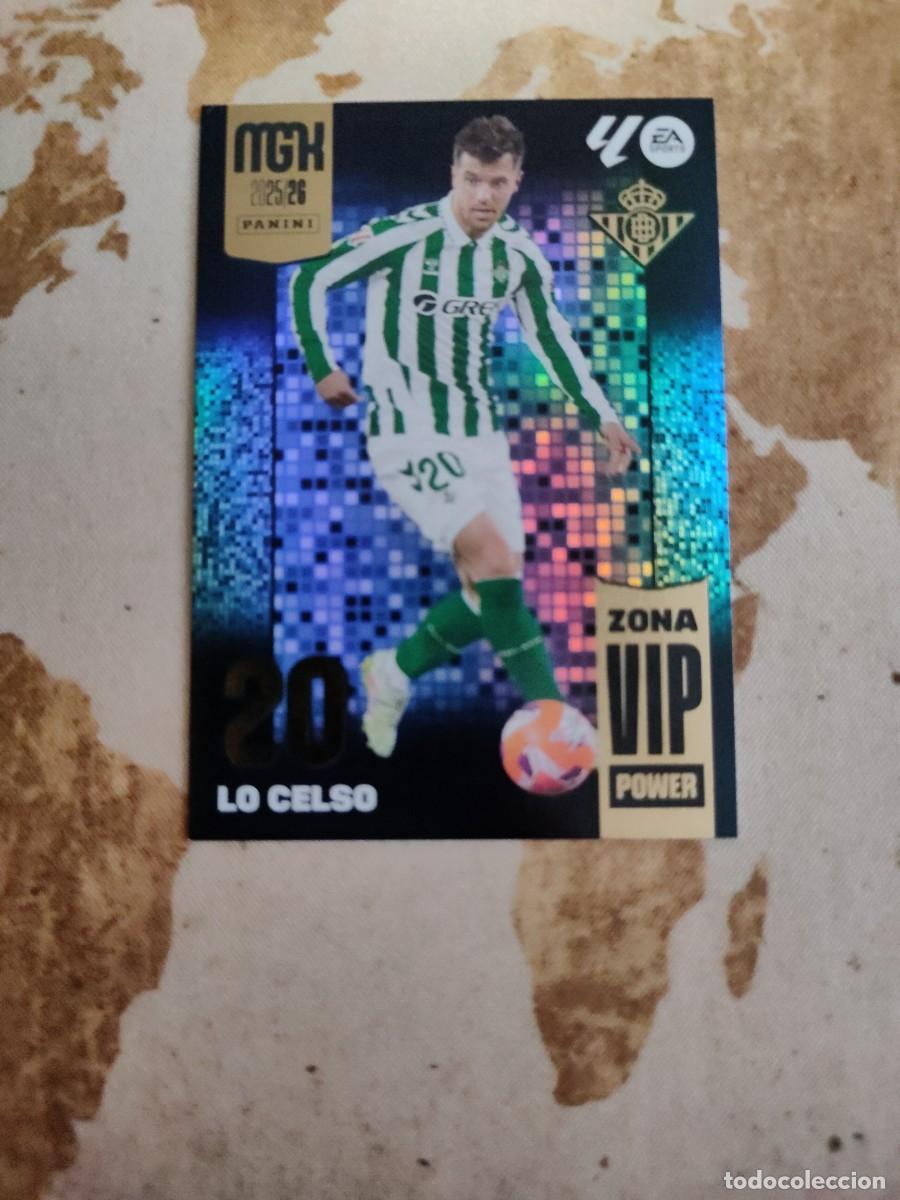 Cromos de f&uacute;tbol: Zona VIP POWER P 401 LO CELSO Megacracks MGK 2025-26