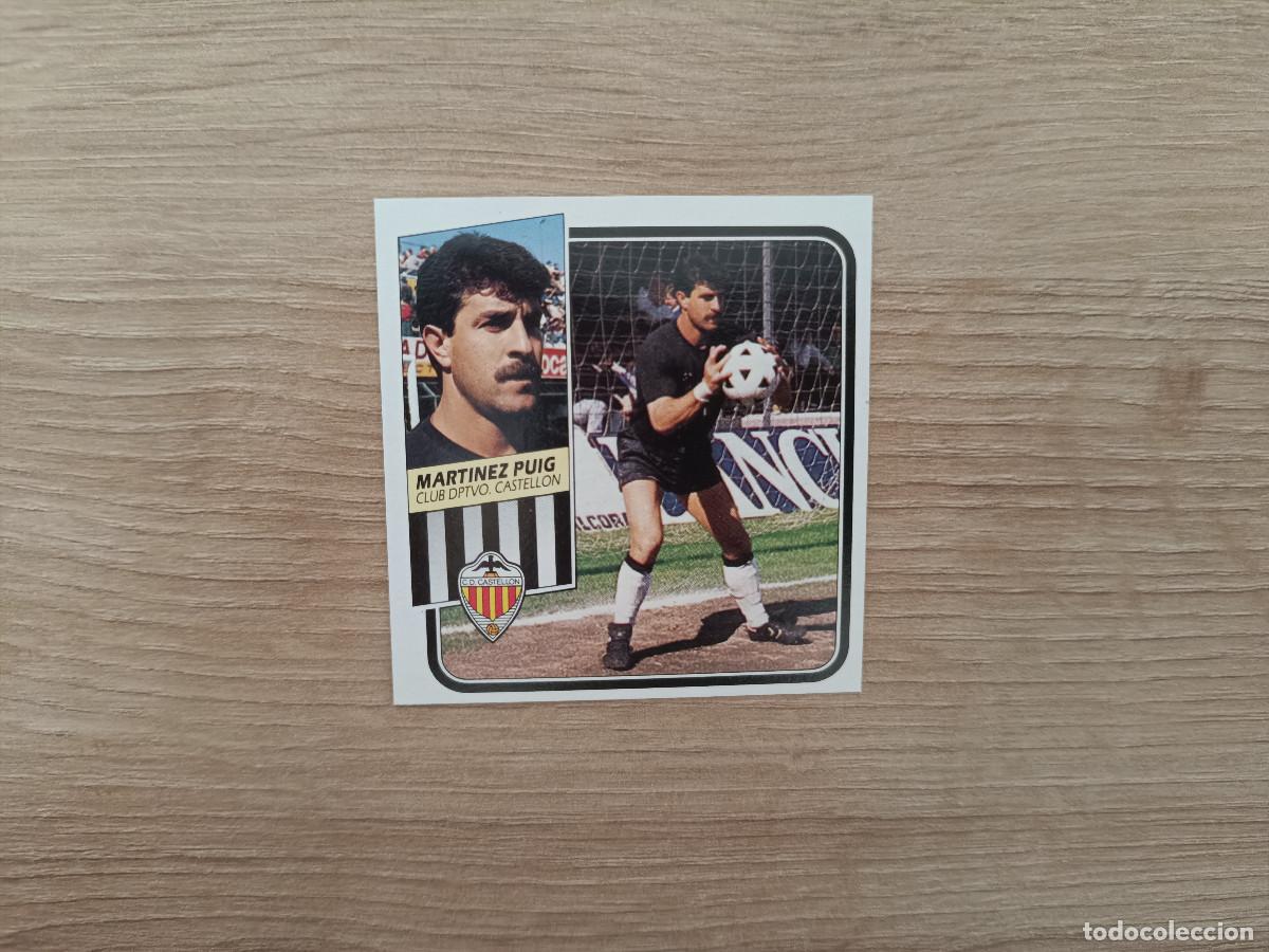 Cromos de Futebol: CROMO DE F&Uacute;TBOL LIGA ESTE MARTINEZ PUIG CASTELLON SIN PEGAR NUNCA PEGADO 89 90 1989 1990
