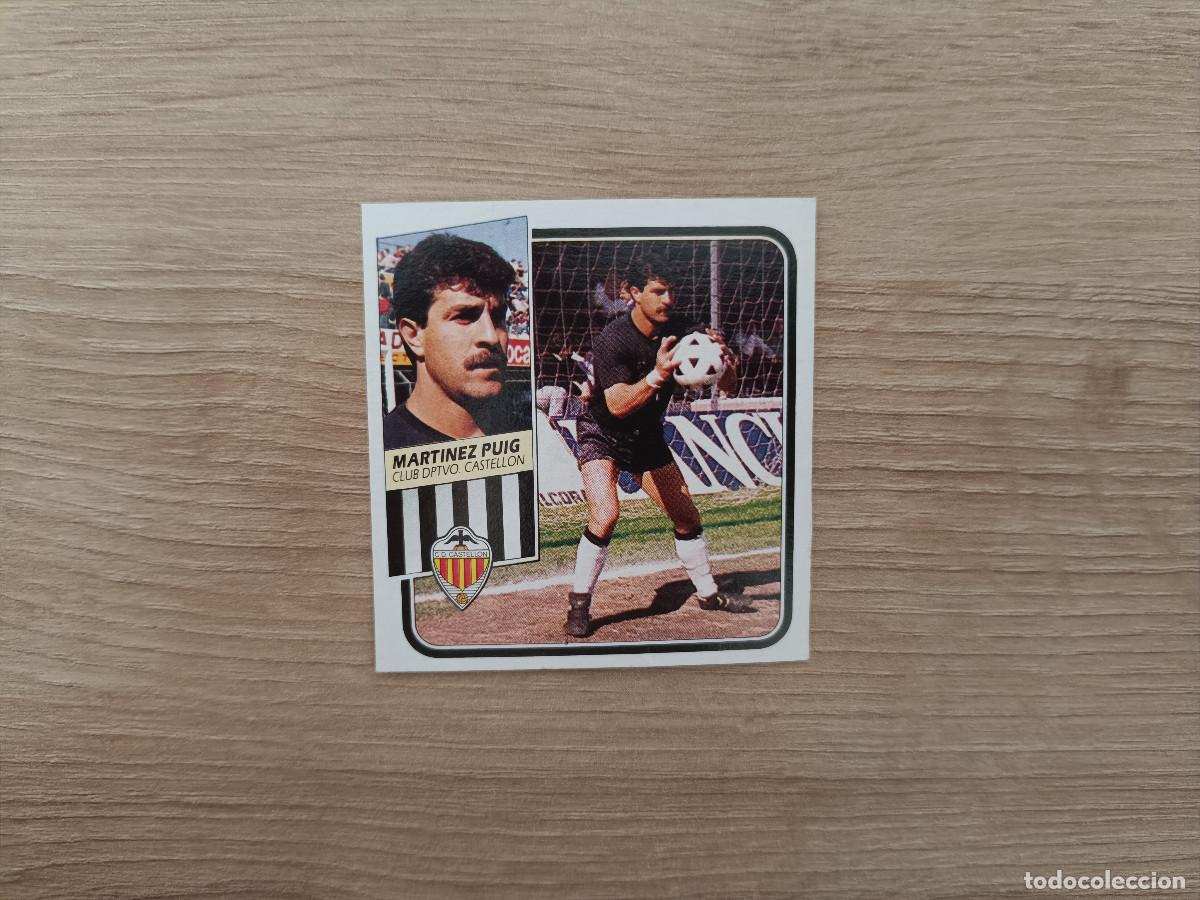 Cartes &agrave; collectionner de Football: CROMO DE F&Uacute;TBOL LIGA ESTE MARTINEZ PUIG CASTELLON SIN PEGAR NUNCA PEGADO 89 90 1989 1990