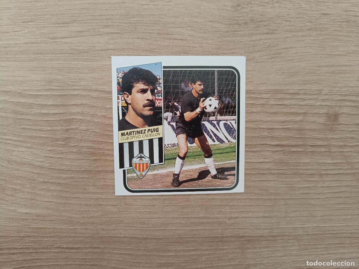Cromos de F&uacute;tbol: CROMO DE F&Uacute;TBOL LIGA ESTE MARTINEZ PUIG CASTELLON SIN PEGAR NUNCA PEGADO 89 90 1989 1990