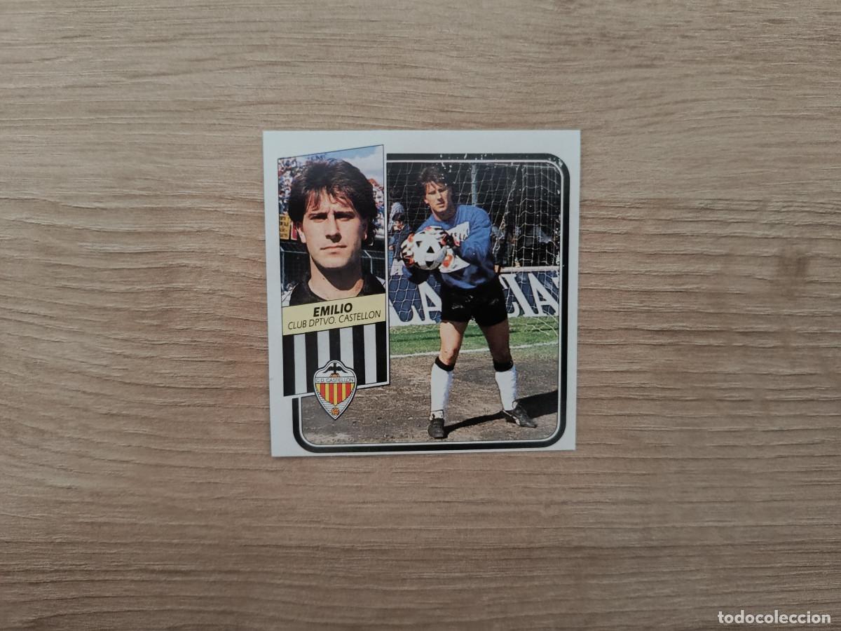 Fu&szlig;ball-Sticker: CROMO DE F&Uacute;TBOL LIGA ESTE EMILIO CASTELLON SIN PEGAR NUNCA PEGADO 89 90 1989 1990