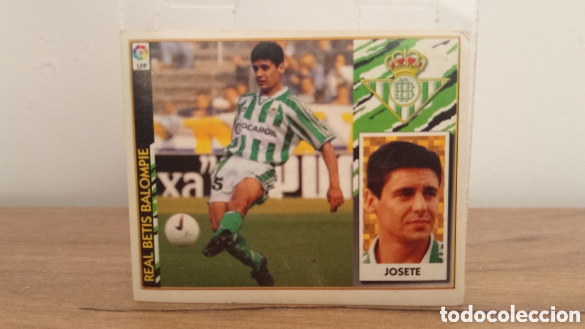 Cromos de F&uacute;tbol: ❇️ CROMO STICKER ⚽ JOSETE BETIS 1997 1998 97 98 ESTE SIN PEGAR ❇️