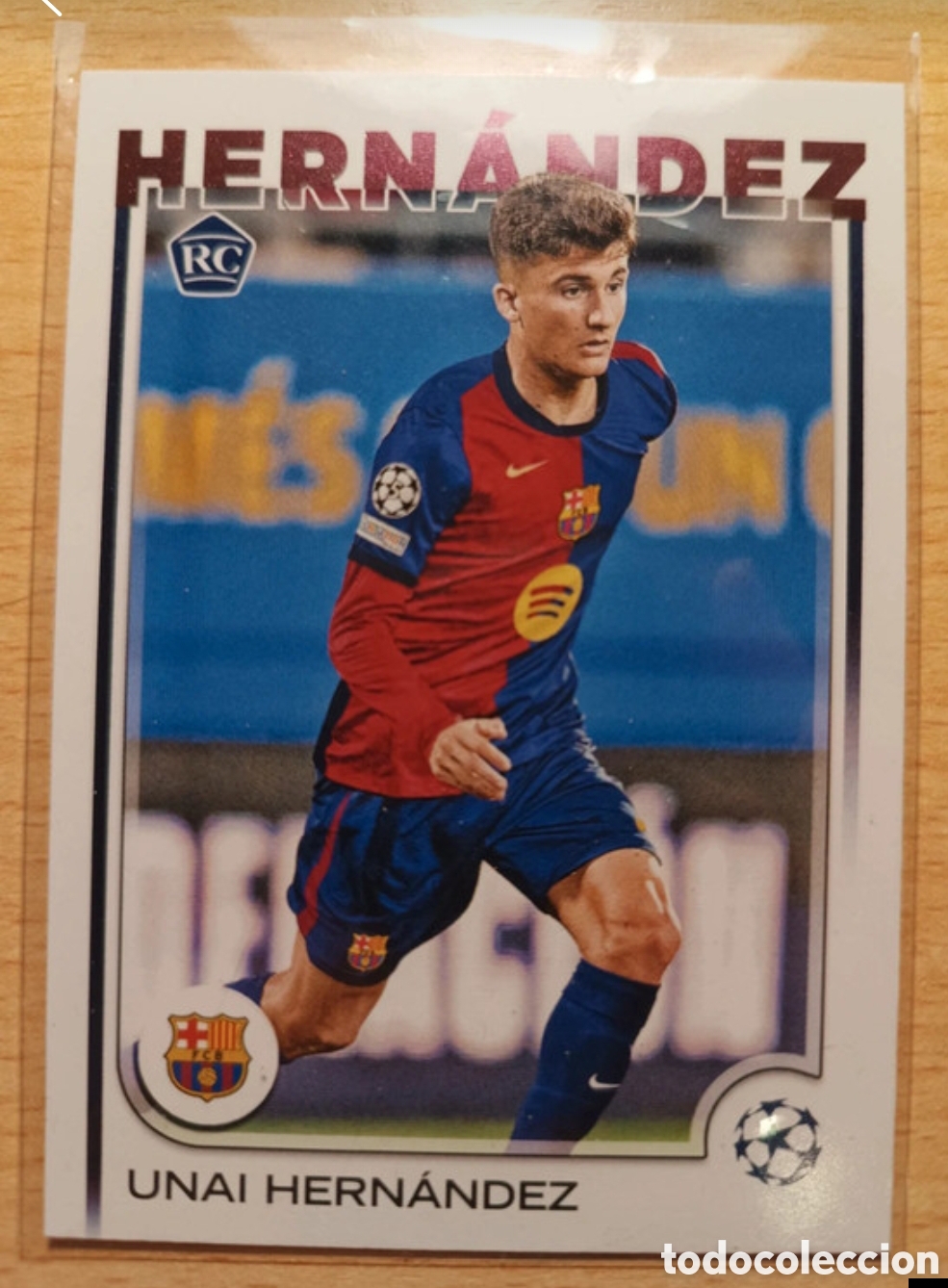 Figurine di Calcio: 52 UNAI HERNANDEZ FC BARCELONA RC ROOKIE TOPPS UCC FLAGSHIP 24 25 2024 2025