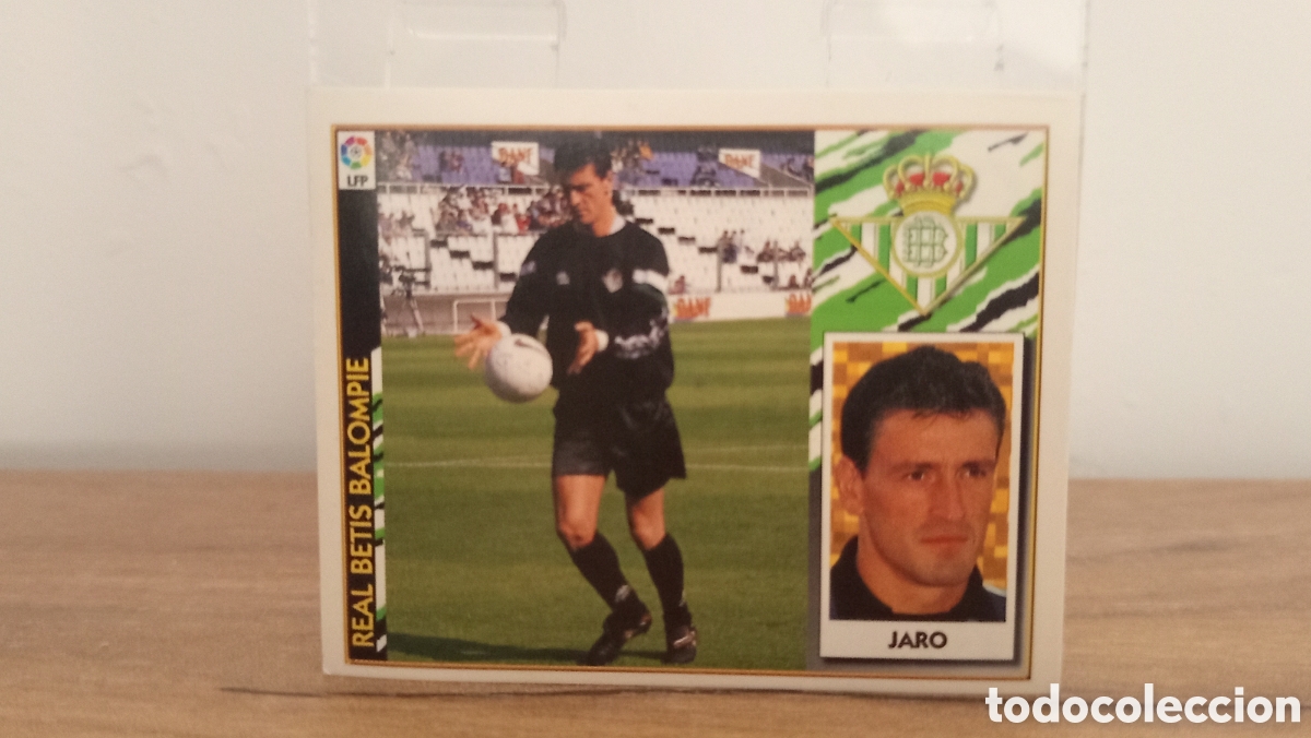 Cromos de f&uacute;tbol: ❇️ CROMO STICKER ⚽ JARO BETIS BAJA 1997 1998 97 98 ESTE SIN PEGAR ❇️