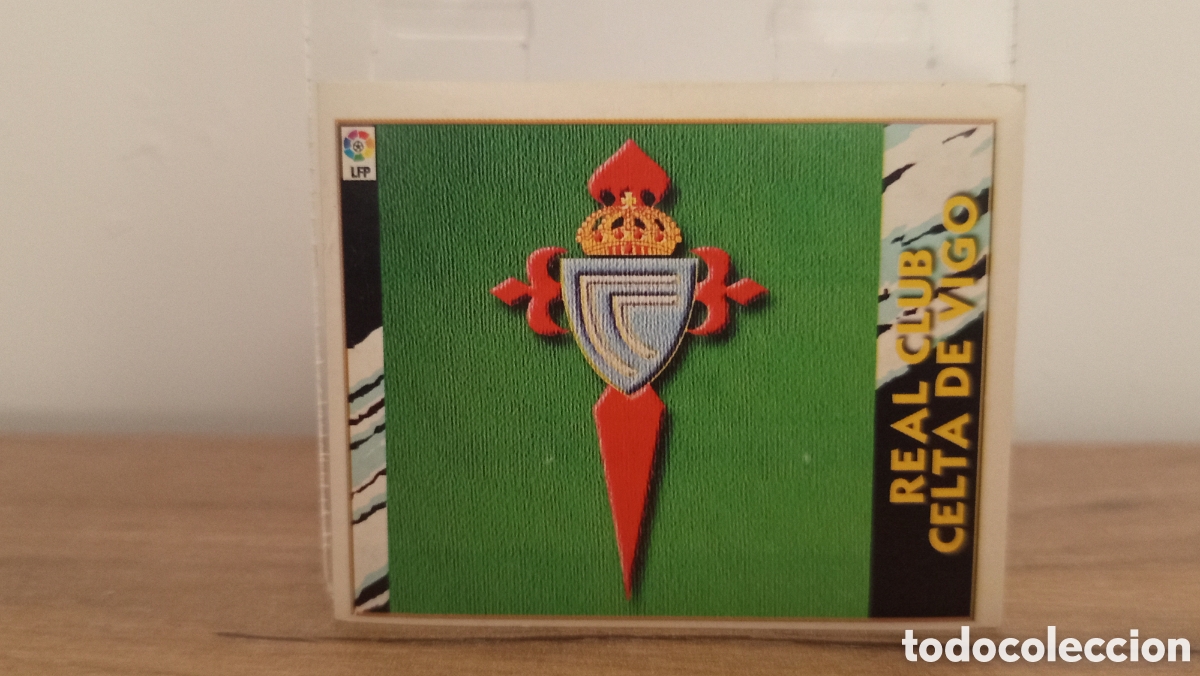 Cromos de F&uacute;tbol: ❇️ CROMO STICKER ⚽ ESCUDO CELTA DE VIGO 1997 1998 97 98 ESTE SIN PEGAR ❇️