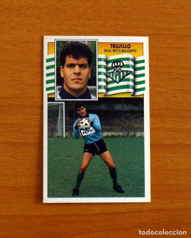 Cromos de Futebol: Real Betis - Trujillo - Ediciones Este Liga 1990-1991, 90-91 - Nunca pegado