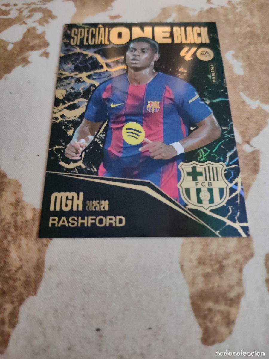 Football Stickers: SPECIAL ONE BLACK RASHFORD Megacracks MGK 2025-26