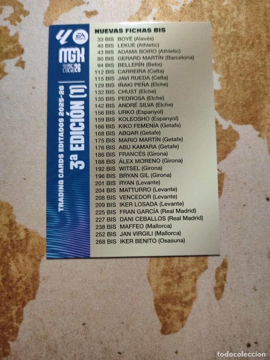 Fu&szlig;ball-Sticker: &Iacute;ndice 3a 1 Megacracks MGK 2025-26