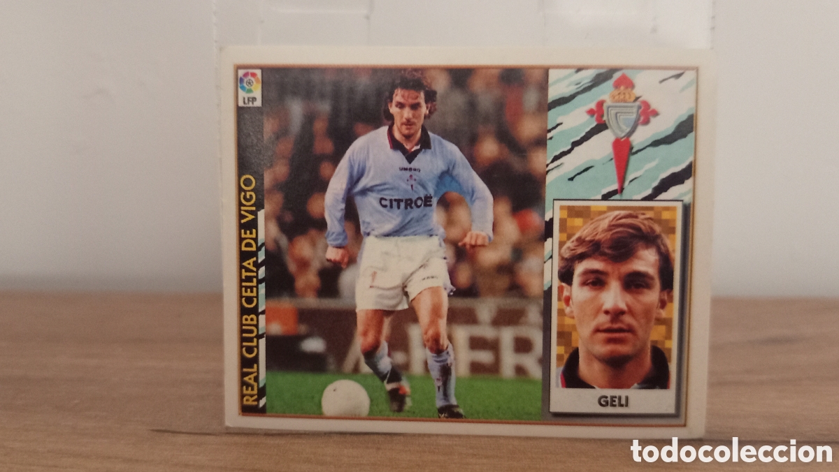 Cromos de F&uacute;tbol: ❇️ CROMO STICKER ⚽ GELI CELTA DE VIGO 1997 1998 97 98 ESTE SIN PEGAR ❇️
