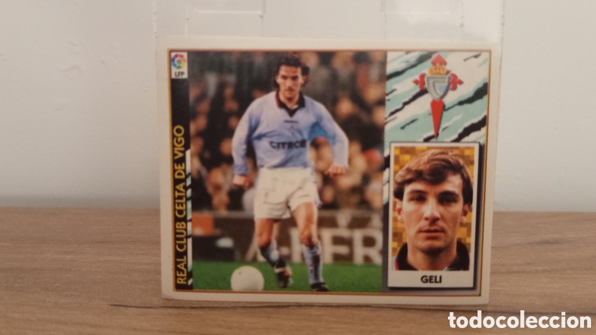 Cromos de F&uacute;tbol: ❇️ CROMO STICKER ⚽ GELI CELTA DE VIGO 1997 1998 97 98 ESTE SIN PEGAR ❇️