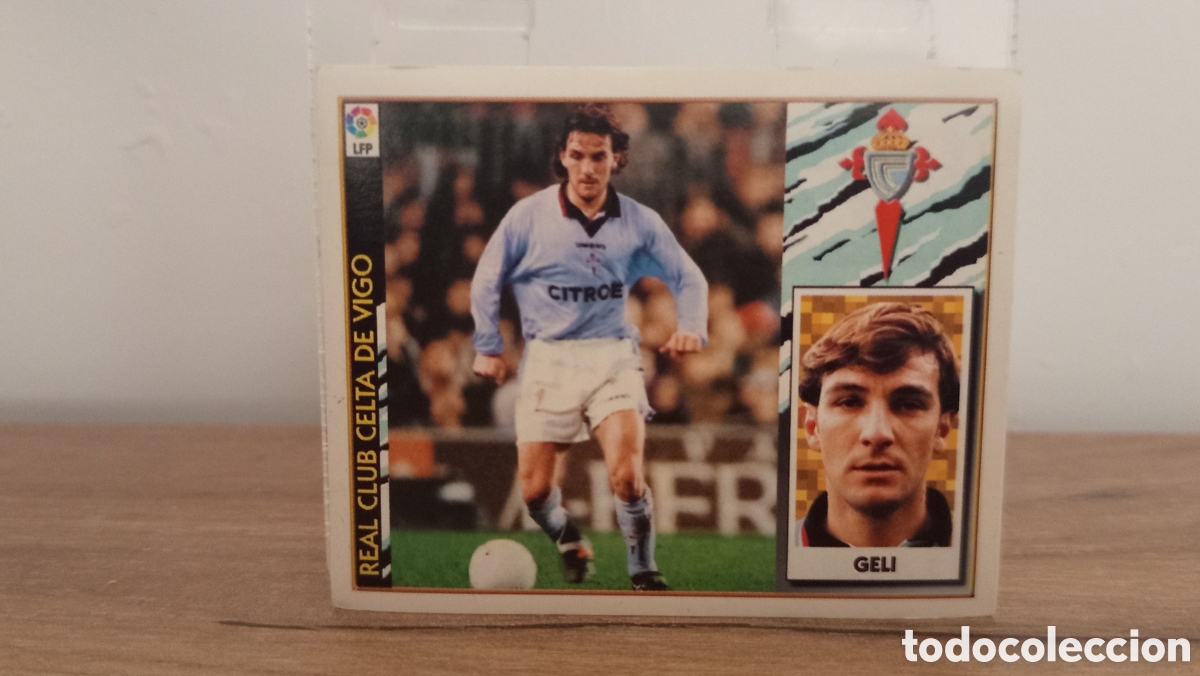 Cromos de F&uacute;tbol: ❇️ CROMO STICKER ⚽ GELI CELTA DE VIGO 1997 1998 97 98 ESTE SIN PEGAR ❇️