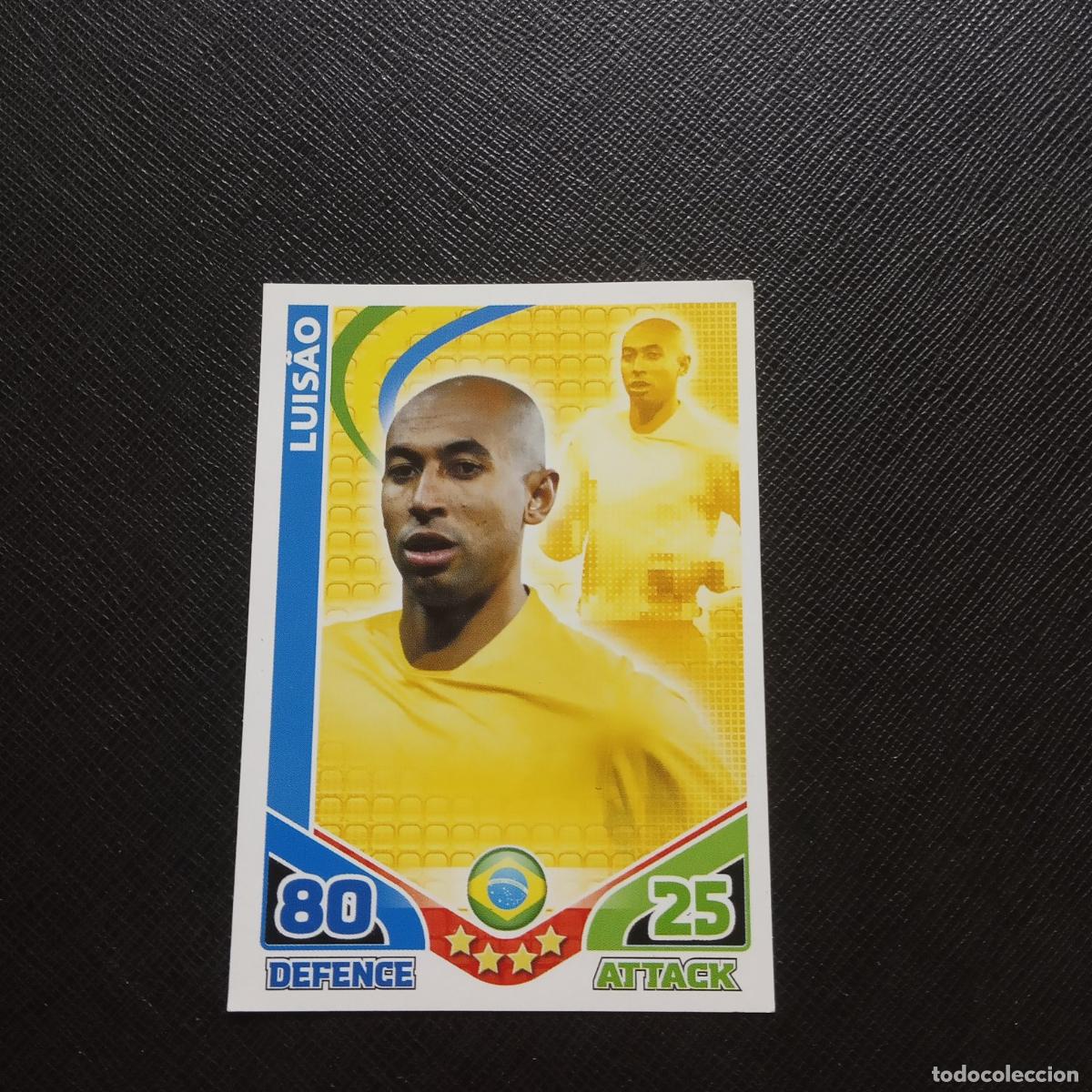 Fu&szlig;ball-Sticker: LUISAO BRASIL MATCH ATTAX SOUTH AFRICA 2010 MUNDIAL CROMO WORLD FUTBOL 10 - A194 PG15