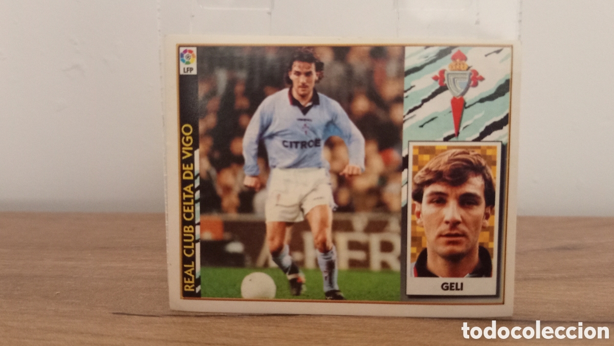 Cromos de F&uacute;tbol: ❇️ CROMO STICKER ⚽ GELI CELTA DE VIGO 1997 1998 97 98 ESTE SIN PEGAR ❇️