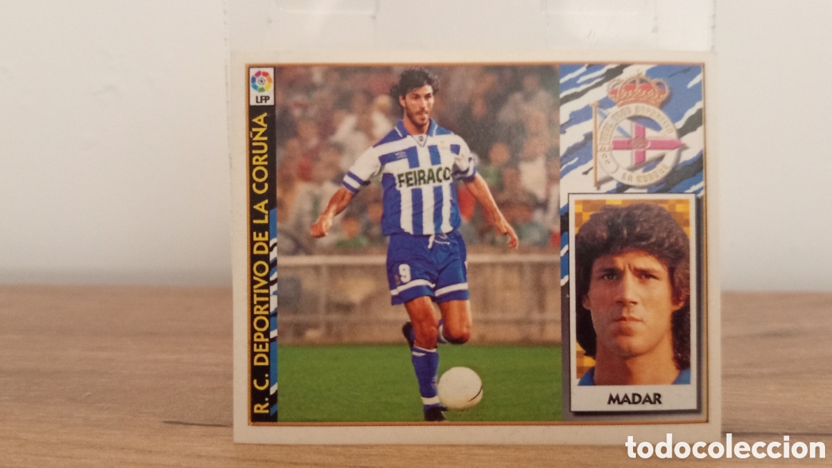 Cromos de f&uacute;tbol: ❇️ CROMO STICKER ⚽ MADAR DEPORTIVO DE LA CORU&Ntilde;A 1997 1998 97 98 ESTE SIN PEGAR ❇️