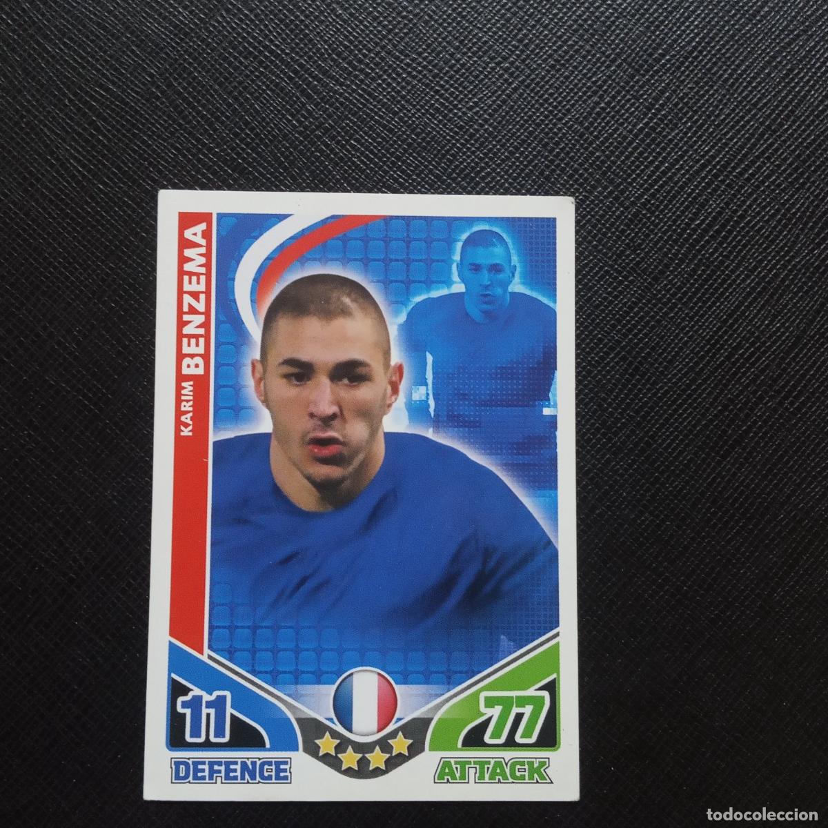 Cromos de F&uacute;tbol: BENZEMA FRANCIA MATCH ATTAX SOUTH AFRICA 2010 MUNDIAL CROMO WORLD FUTBOL 10 - A194 PG60