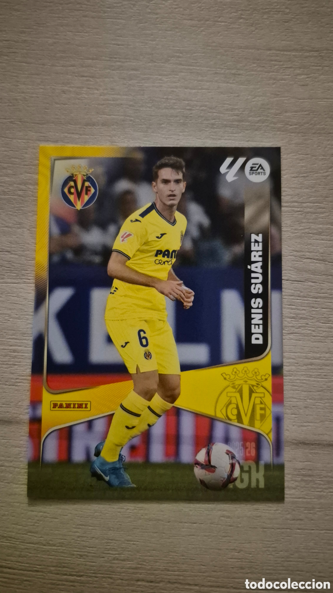 Figurine di Calcio: N&deg;372 Villarreal Denis Su&aacute;rez Megacracks 25/26