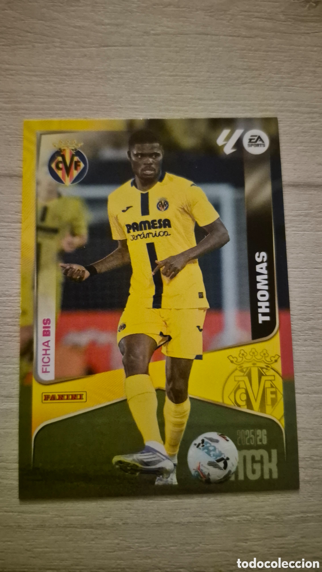 Fu&szlig;ball-Sticker: N&deg;372Bis Villarreal Thomas Megacracks 25/26