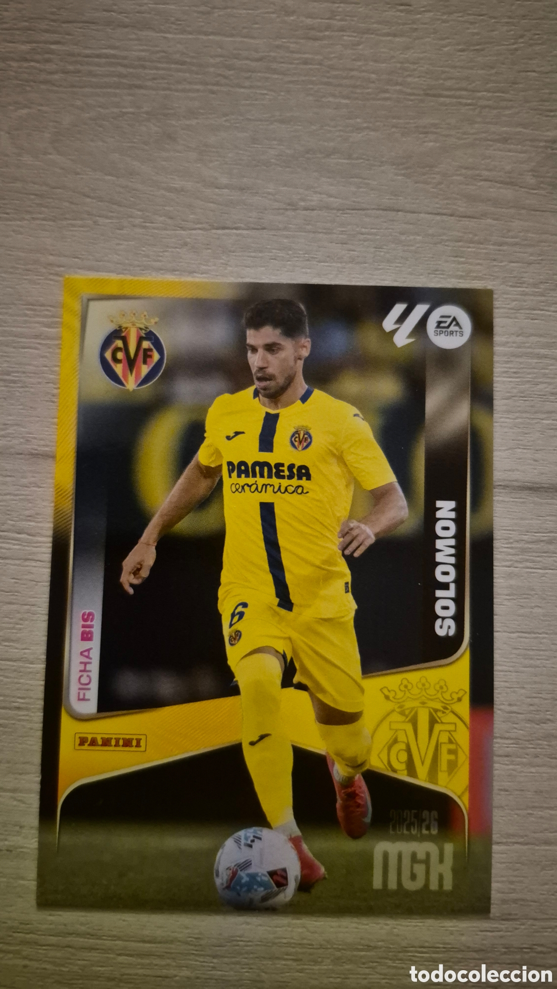 Cromos de F&uacute;tbol: N&deg;374Bis Villarreal Solomon Megacracks 25/26