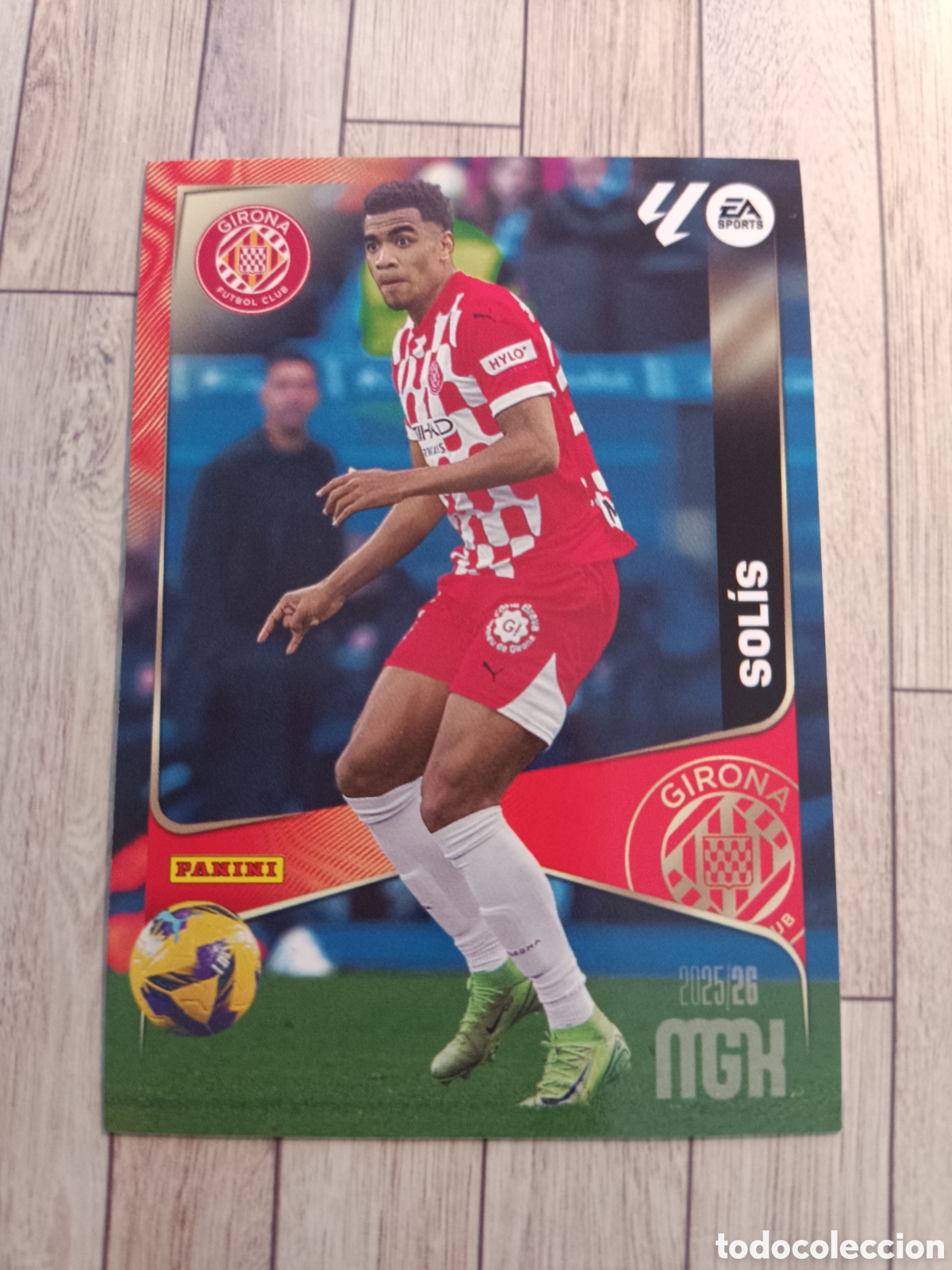 Cromos de f&uacute;tbol: 191 SOLIS GIRONA MEGACRACKS 2025 2026 PANINI 25 26