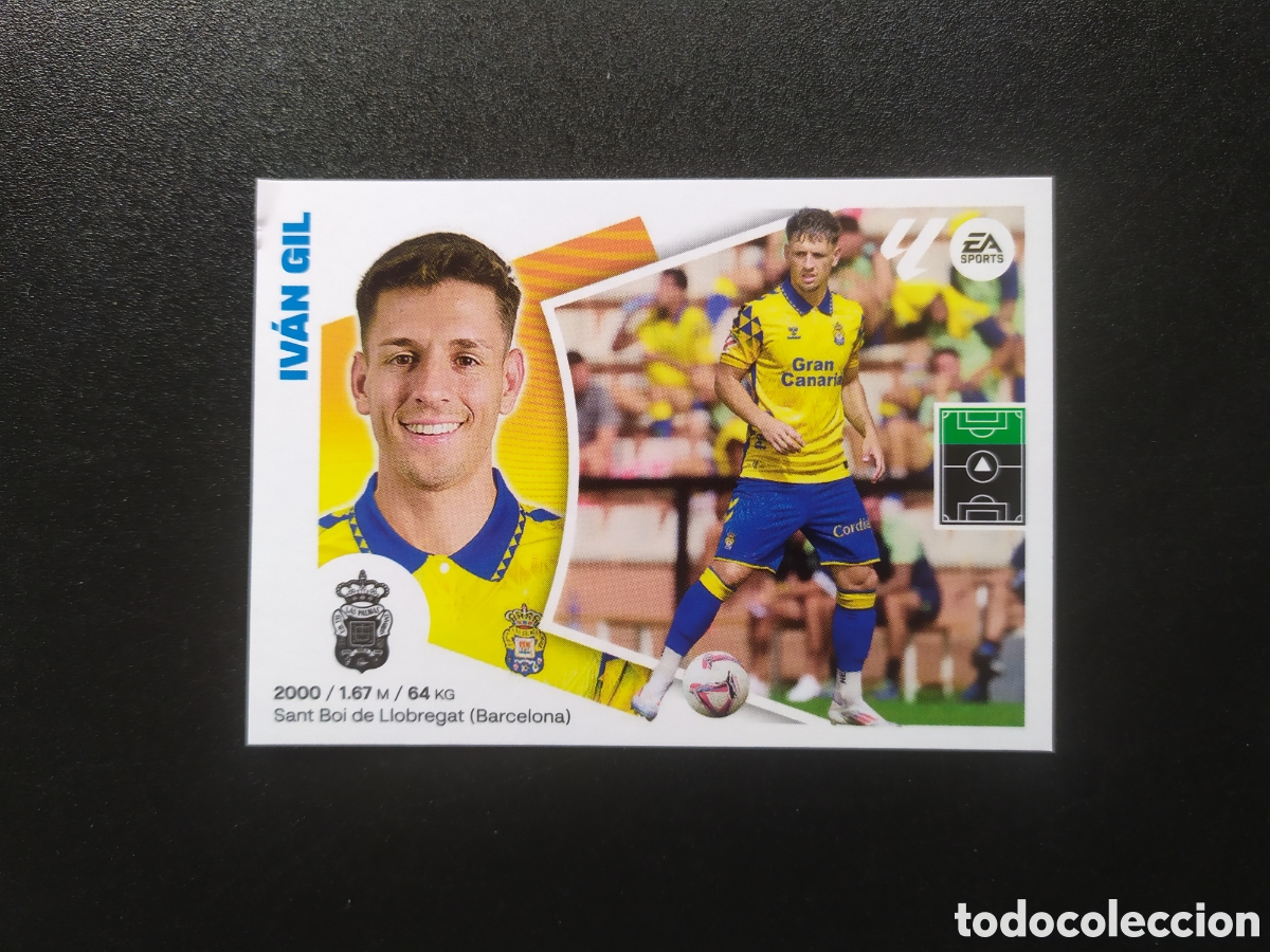 Cromos de F&uacute;tbol: Liga este 2024 2025 24 25 panini Iv&aacute;n Gil n&deg; 20 Las Palmas
