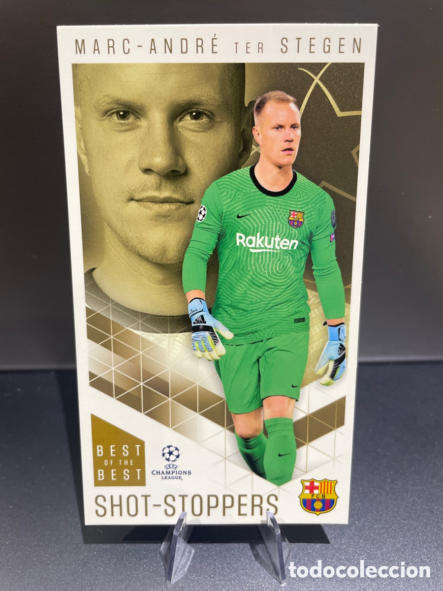 Fu&szlig;ball-Sticker: Ter Stegen 4 Shot-Stoppers Best of the Best 2020-21 Topps FC Barcelona