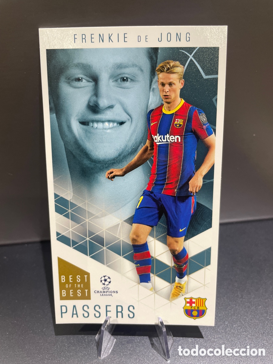 Cromos de F&uacute;tbol: De Jong 22 Passers Best of the Best UCL 2020-21 FC Barcelona