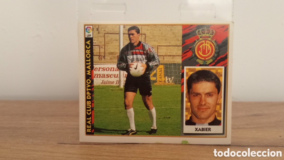 Cromos de f&uacute;tbol: ❇️ CROMO STICKER ⚽ XABIER MALLORCA 1997 1998 97 98 ESTE SIN PEGAR ❇️
