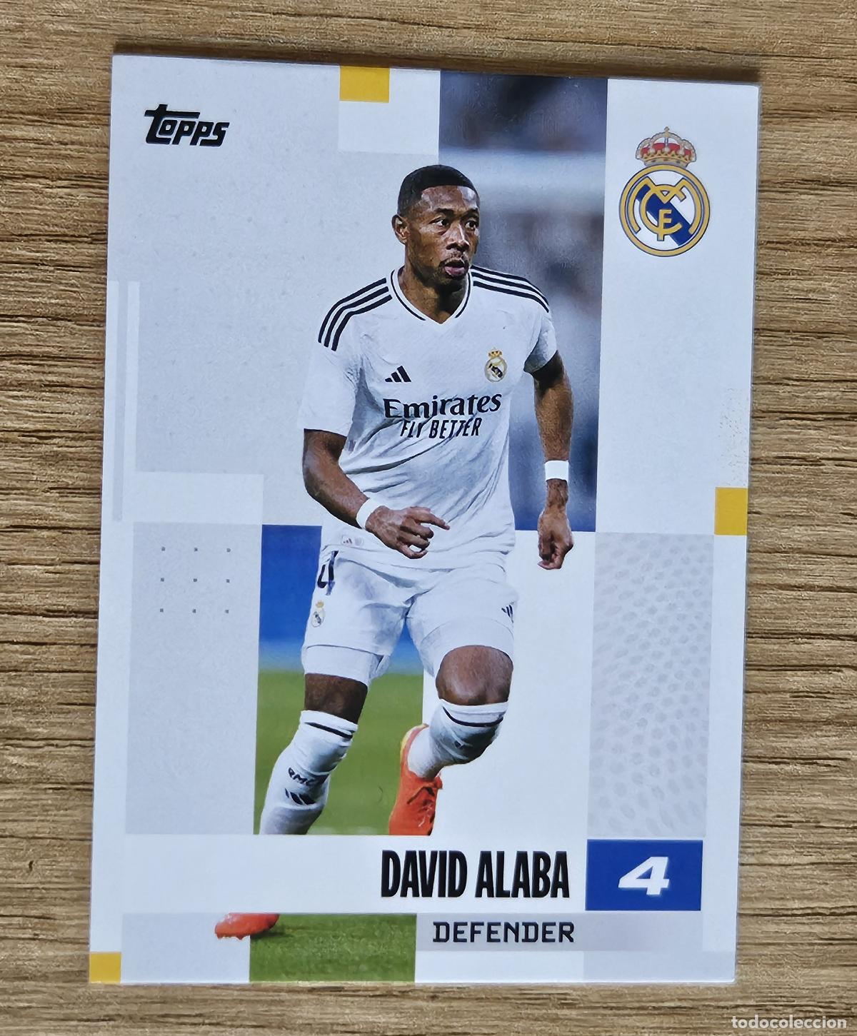 Cromos de Futebol: 4 David Alaba (Real Madrid). Cromo Topps Team Set 2024-2025 (24-25)