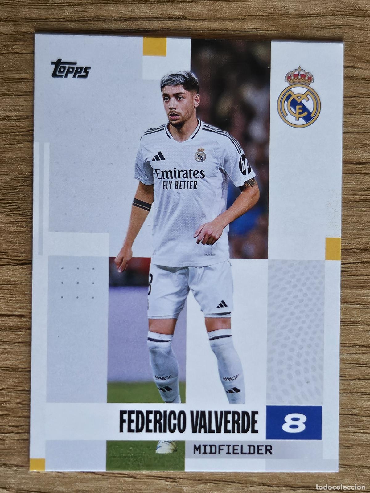 Cromos de Futebol: 13 Fede Valverde (Real Madrid). Cromo Topps Team Set 2024-2025 (24-25)