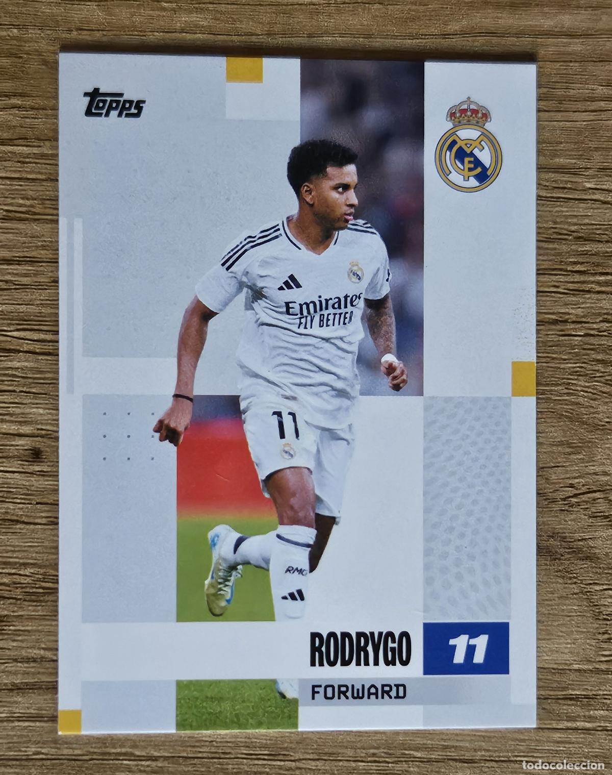Cromos de Futebol: 20 Rodrygo (Real Madrid). Cromo Topps Team Set 2024-2025 (24-25)