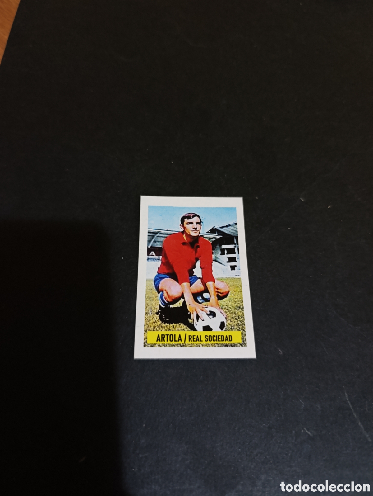 Fu&szlig;ball-Sticker: Cromo Artola Real Sociedad Liga Este 74 75, ampliaci&oacute;n de la colecci&oacute;n