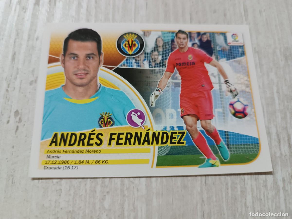 Cromos de f&uacute;tbol: ANDR&Eacute;S FERN&Aacute;NDEZ COLOCA LIGA ESTE 2016 2017 16 17. NUNCA PEGADO.