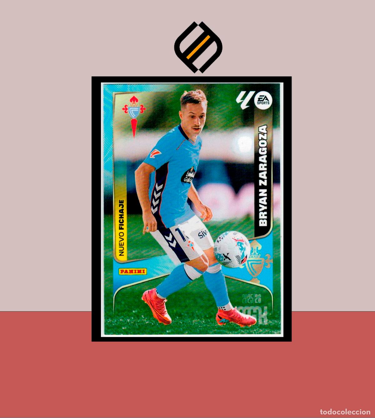 Cromos de F&uacute;tbol: MEGACRACKS 2025 2026 25 26 PANINI N&ordm; 471 BRYAN ZARAGOZA FICHAJE 2&ordf; EDICI&Oacute;N CELTA VIGO LIGA MEGA MGK