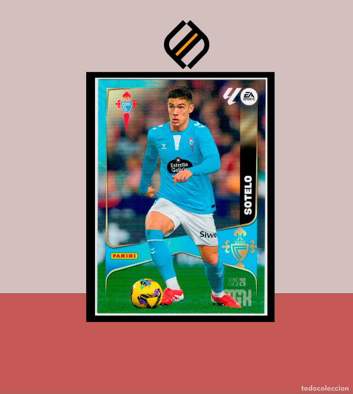 Cromos de F&uacute;tbol: MEGACRACKS 2025 2026 25 26 PANINI N&ordm; 122 SOTELO CELTA VIGO LIGA MEGA MGK COLECCI&Oacute;N ALB&Uacute;M