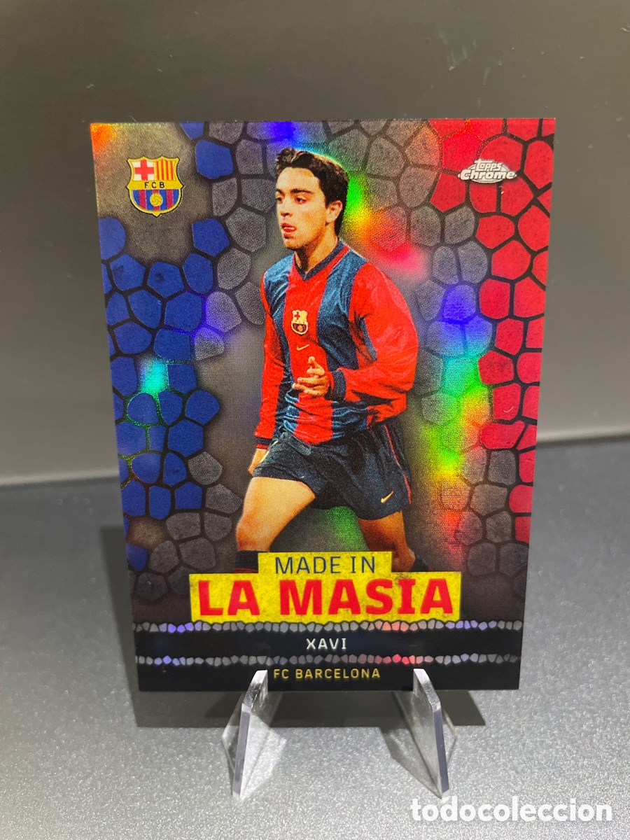 Football Stickers: Xavi LA-1 Made in la Masia Topps Chrome FC Barcelona 2022-23 2022 2023 M&eacute;s que un Club