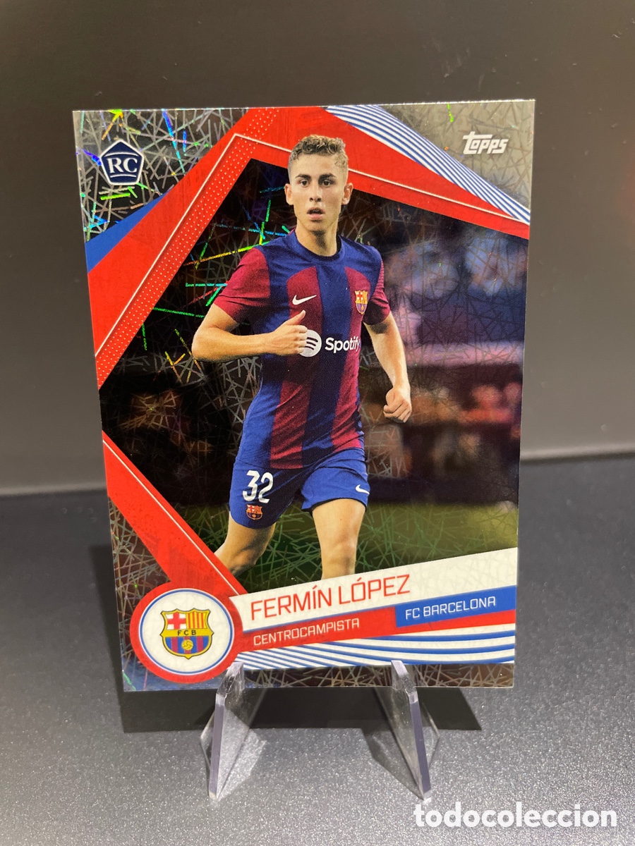 Cartes &agrave; collectionner de Football: Fermin BAR-10 Electric Rookie FC Barcelona Fan Set Topps