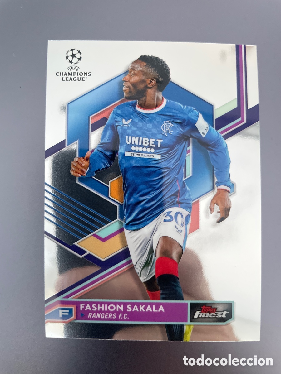 Fu&szlig;ball-Sticker: Sakala 144 Topps Finest UCL 2022-23 Glasgow Rangers