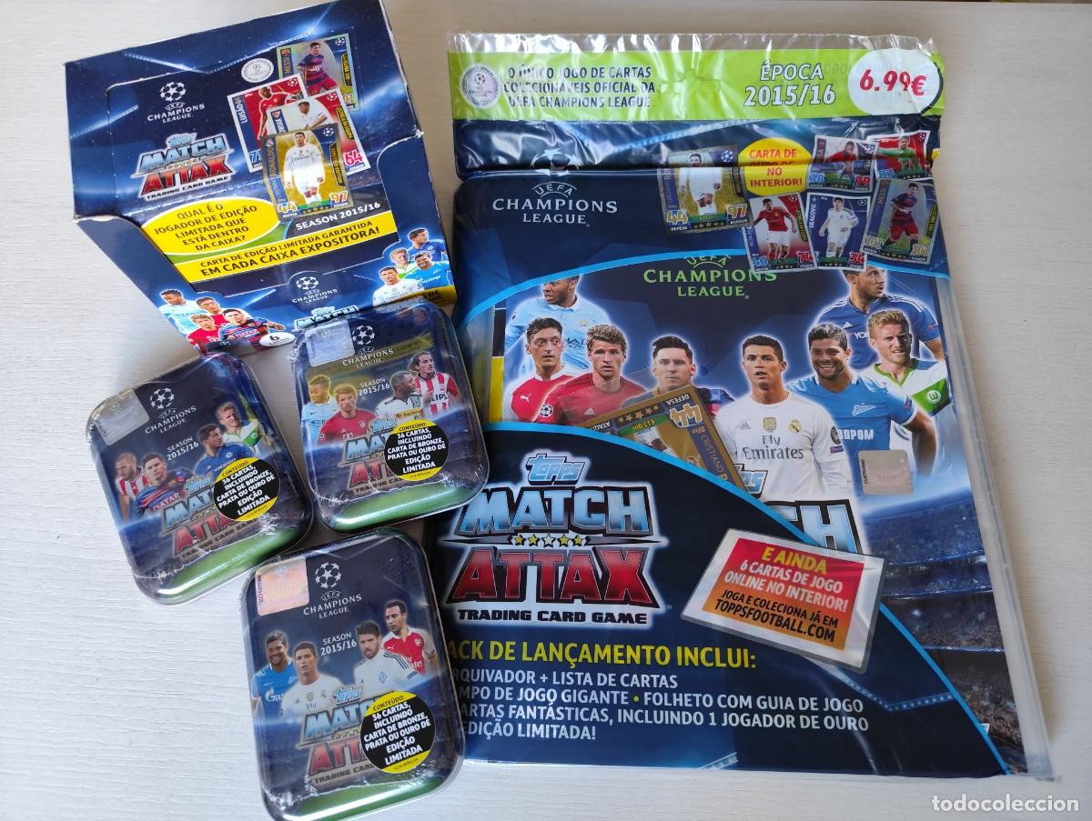 Cromos de f&uacute;tbol: Lote Topps Match Attax Champions League 2015 2016