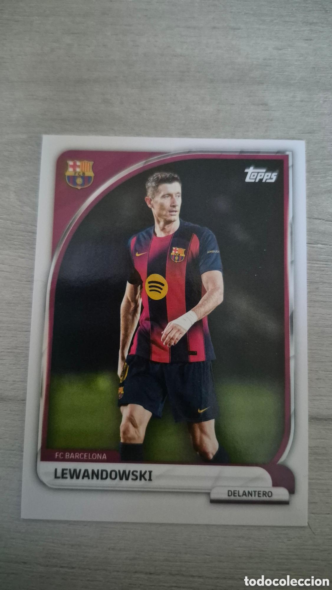Cromos de f&uacute;tbol: N&deg;20 Lewandowski Topps FC Barcelona 2025