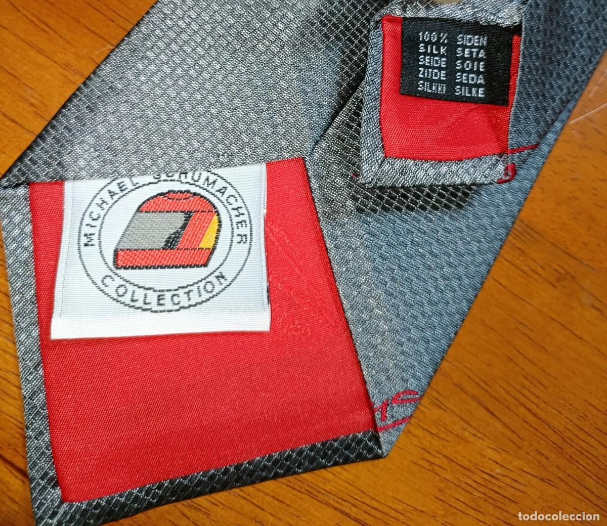 Cromos de f&uacute;tbol: Corbata Michael Schumacher de colecci&oacute;n, numerada. - Foto 1
