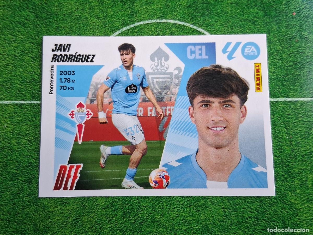 Cromos de F&uacute;tbol: 5 JAVI RODRIGUEZ CELTA DE VIGO CROMOS LIGA ESTE FUTBOL PANINI 2025 2026 25 26