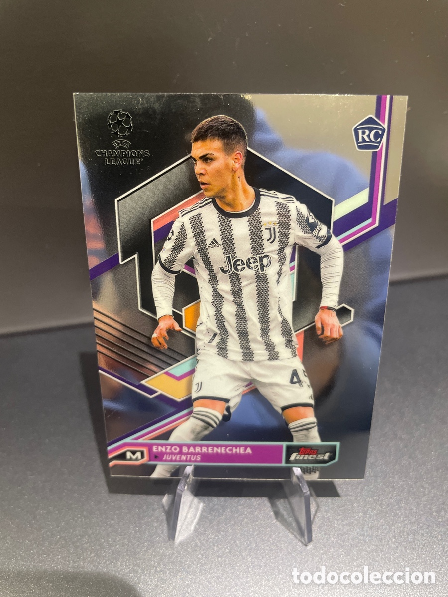 Cromos de f&uacute;tbol: Barrenetxea 133 Topps Finest UCL 2022-23 Juventus